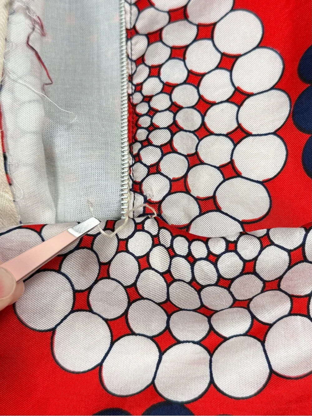 Vintage Mod Floral Geometric Shift Dress - Picture 15 of 16